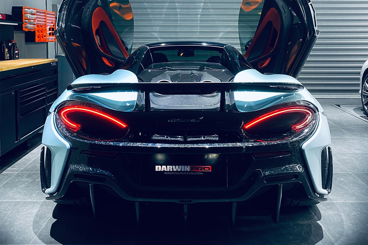 2018 - 2021 McLaren 600lt Carbon Fiber Rear Bumper Side Canards