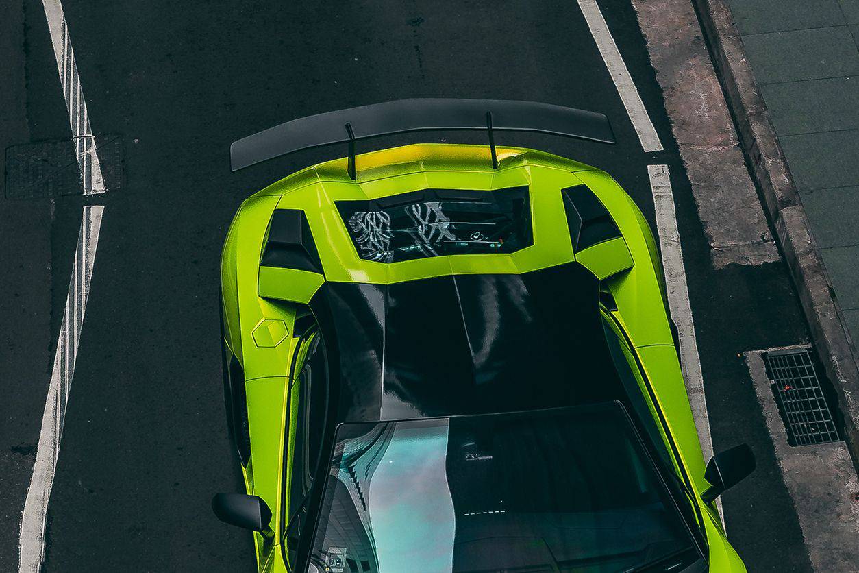 2011-2022 Lamborghini Aventador LP700 LP750 LP740 LP720 LP780 Coupe & Roadster SV Style Trunk Wing - Carbonado