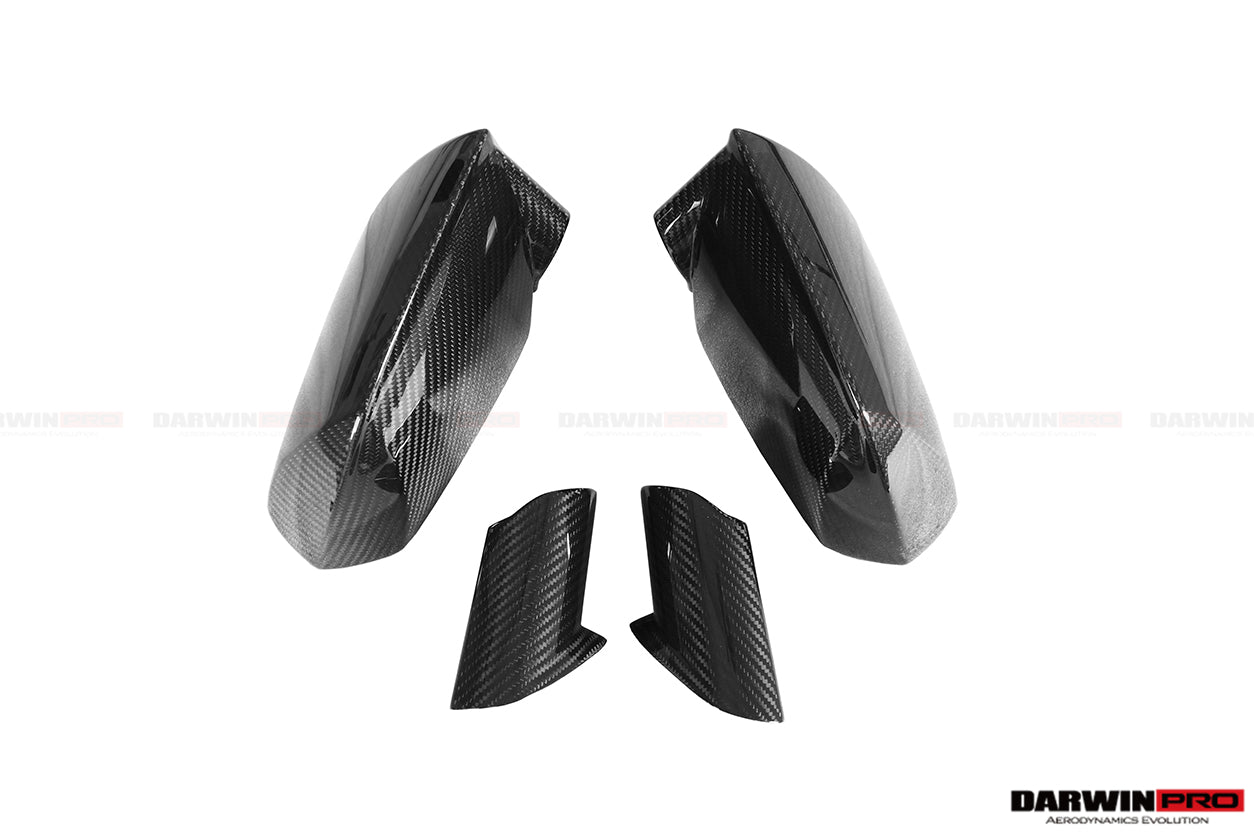 2011 - 2016 Lamborghini Aventador LP700 LP720 LP750 SVJ SV Coupe & Roadster Dry Carbon Fiber Mirror Housing Replacement