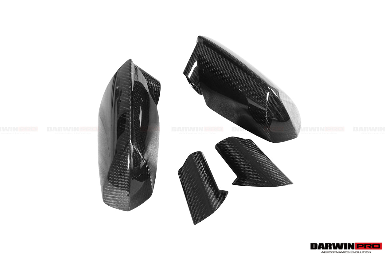 2011 - 2016 Lamborghini Aventador LP700 LP720 LP750 SVJ SV Coupe & Roadster Dry Carbon Fiber Mirror Housing Replacement