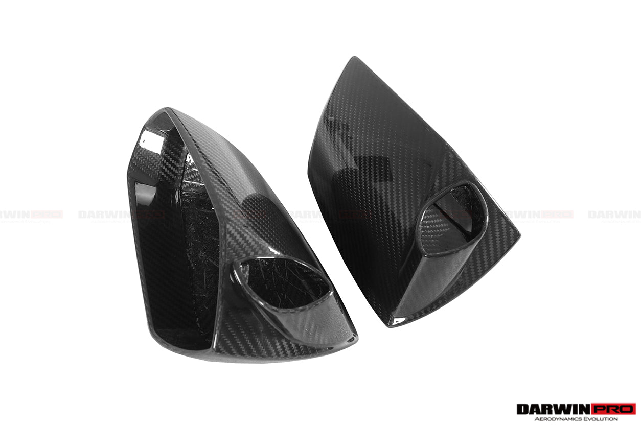 2011 - 2016 Lamborghini Aventador LP700 LP720 LP750 SVJ SV Coupe & Roadster Dry Carbon Fiber Mirror Housing Replacement