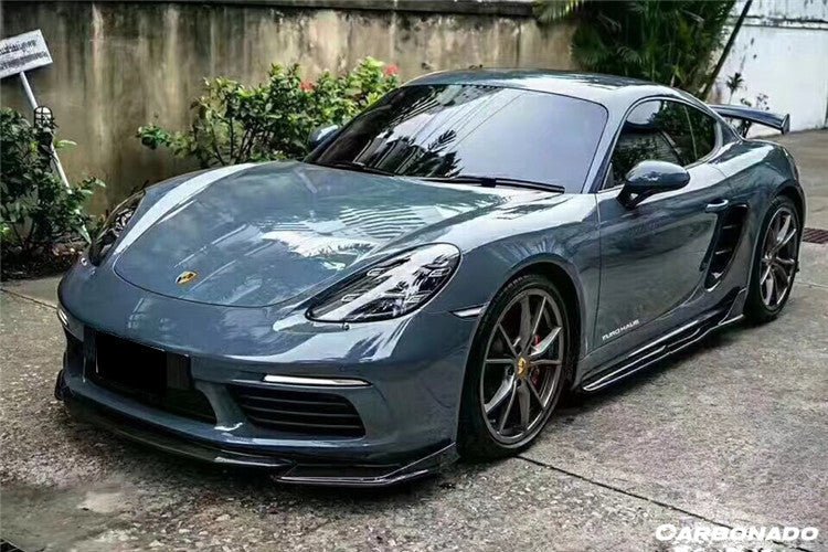2017 - 2023 Porsche 718 Cayman/Boxster AM Style Carbon Fiber Side Skirts