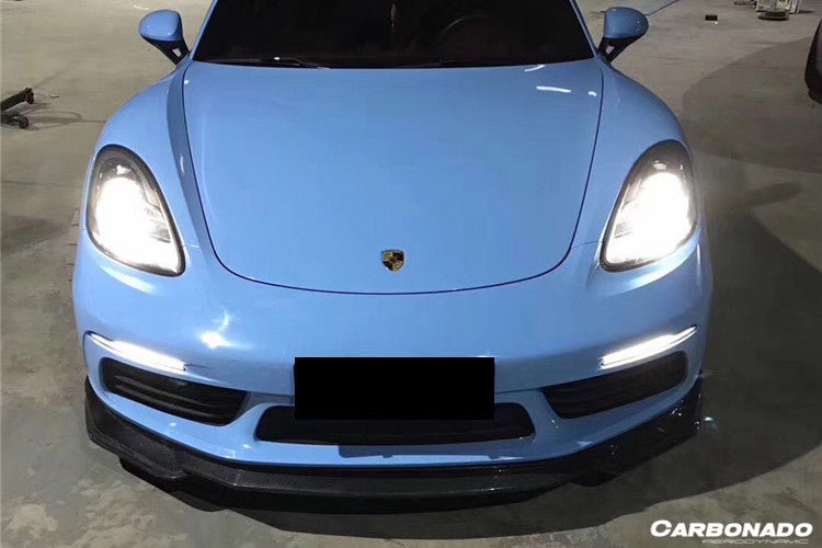 2017 - 2023 Porsche 718 Cayman/Boxster AM Style Carbon Fiber Front Lip