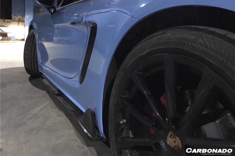 2017 - 2023 Porsche 718 Cayman/Boxster AM Style Carbon Fiber Side Skirts