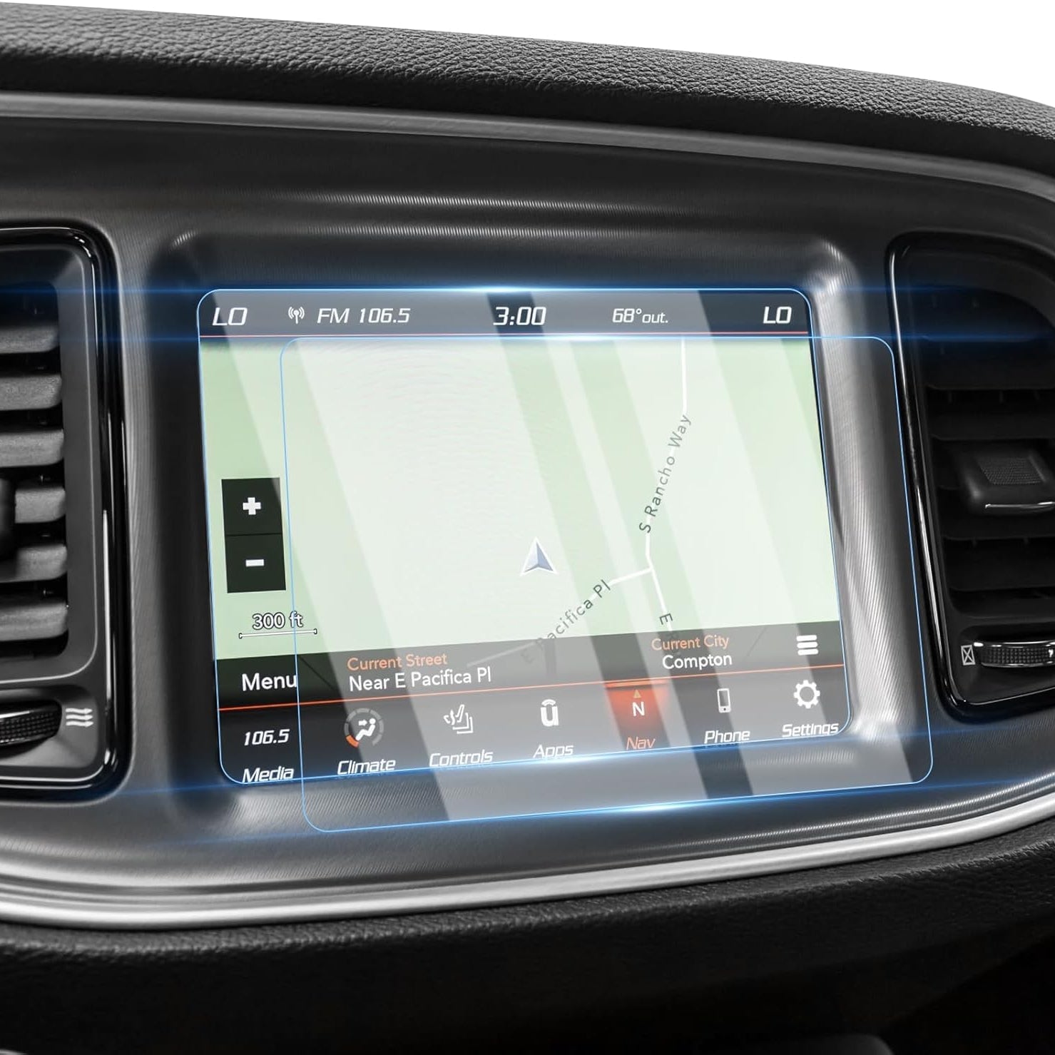 2015-23 Dodge Challenger Display Screen Protection Frame
