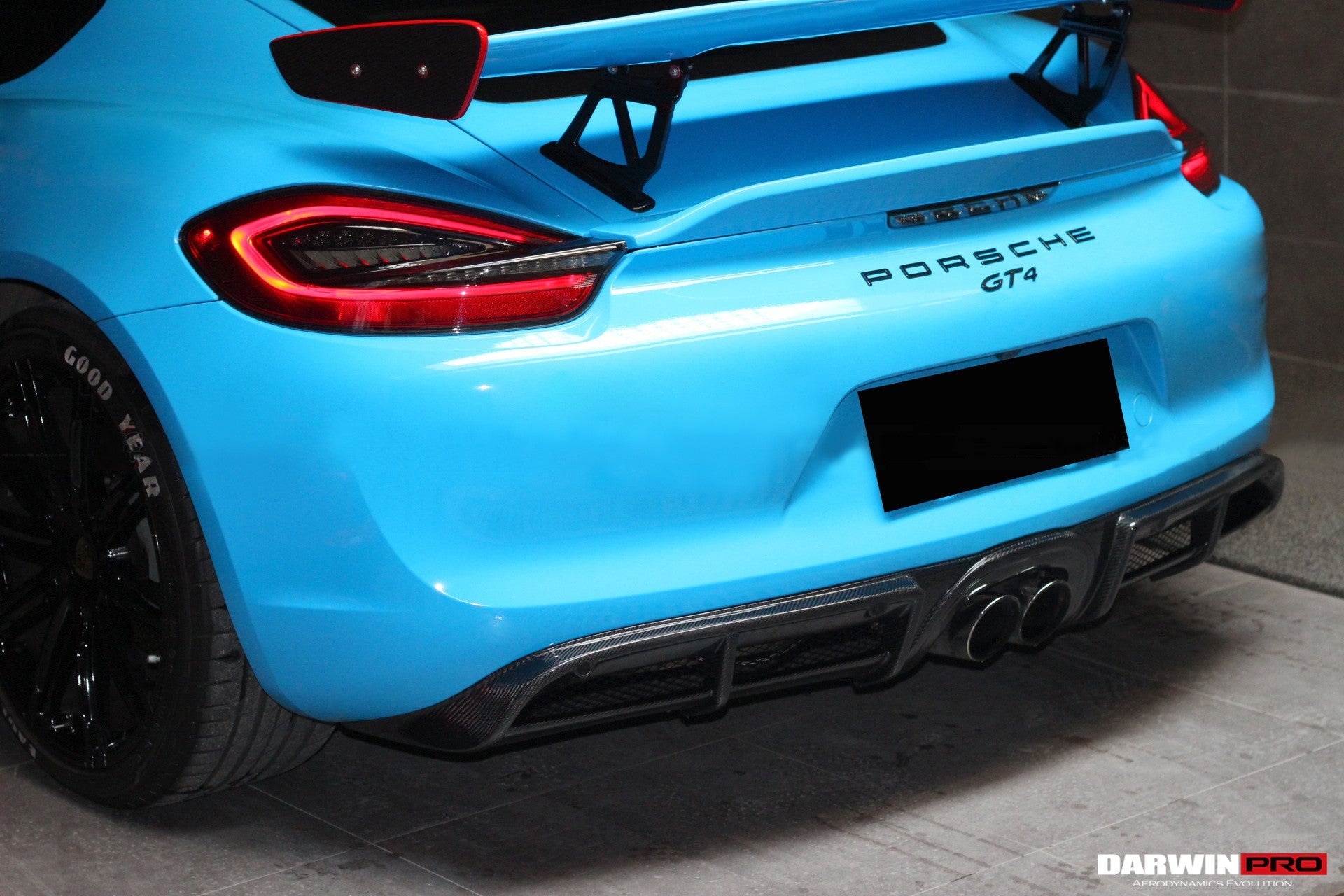 2012 - 2016 Porsche 981 Boxster/Cayman GT4 Style Carbon Fiber Rear Diffuser