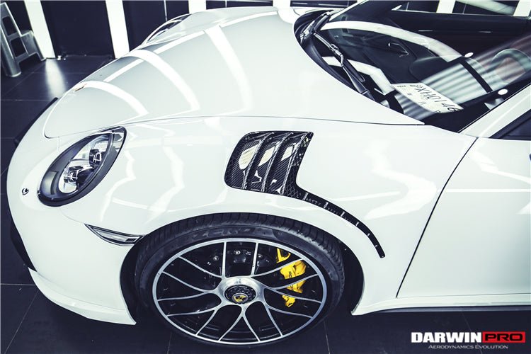 2016 - 2019 Porsche 911 991.2 Turbo/S GT3RS Style Partial Carbon Fiber Fender
