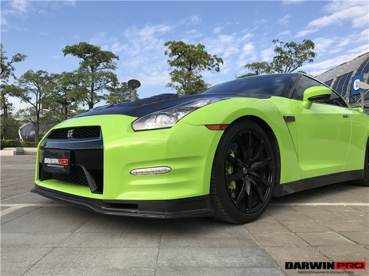 2012 - 2016 Nissan GTR R35 DBA NSM Style Partial Carbon Fiber Front Lip