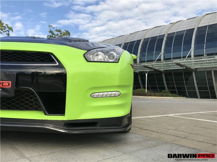 2012 - 2016 Nissan GTR R35 DBA NSM Style Partial Carbon Fiber Front Lip