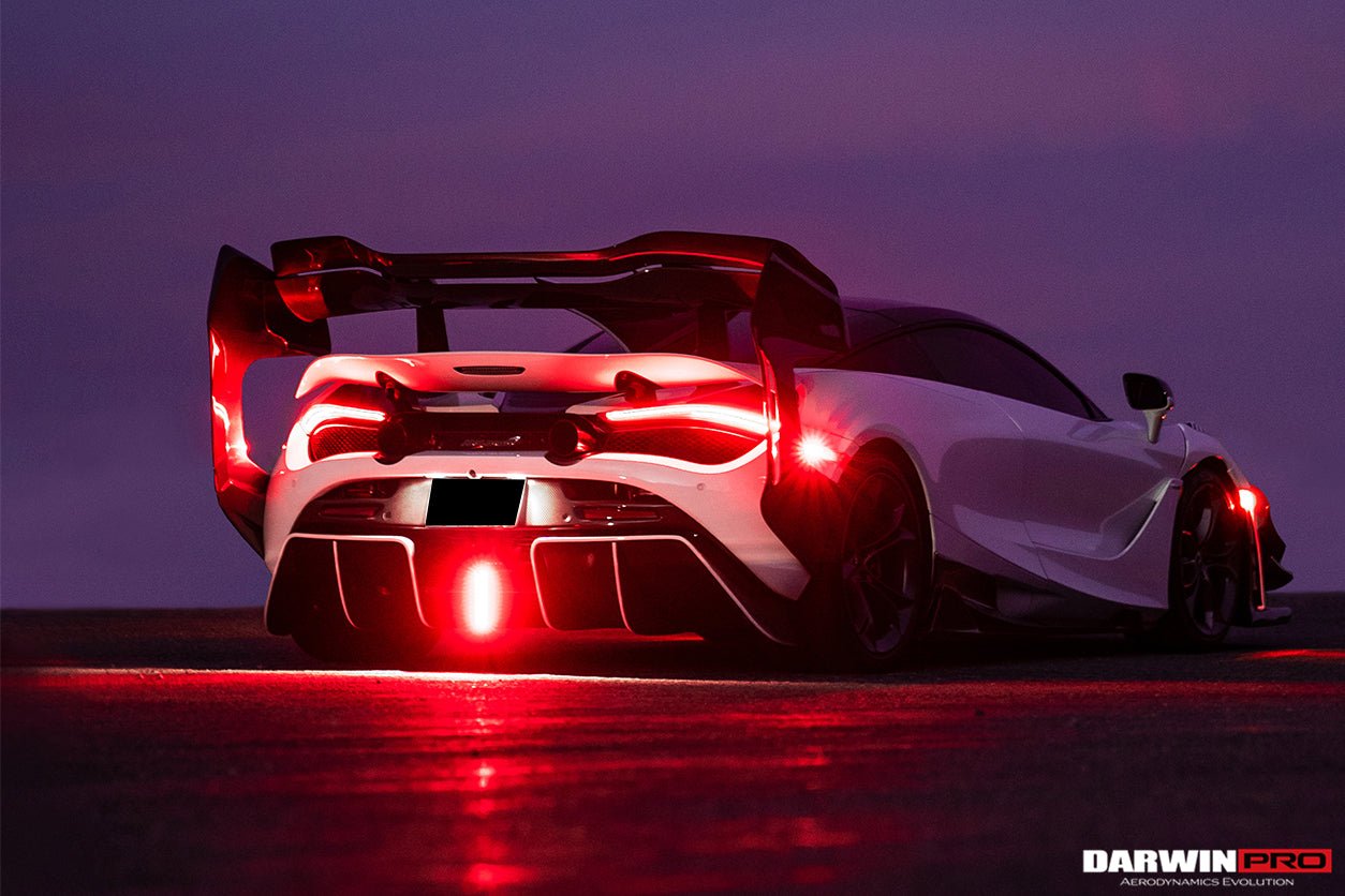 2017 - 2022 McLaren 720S Se²GTR Style Trunk Wing with Side Winglets
