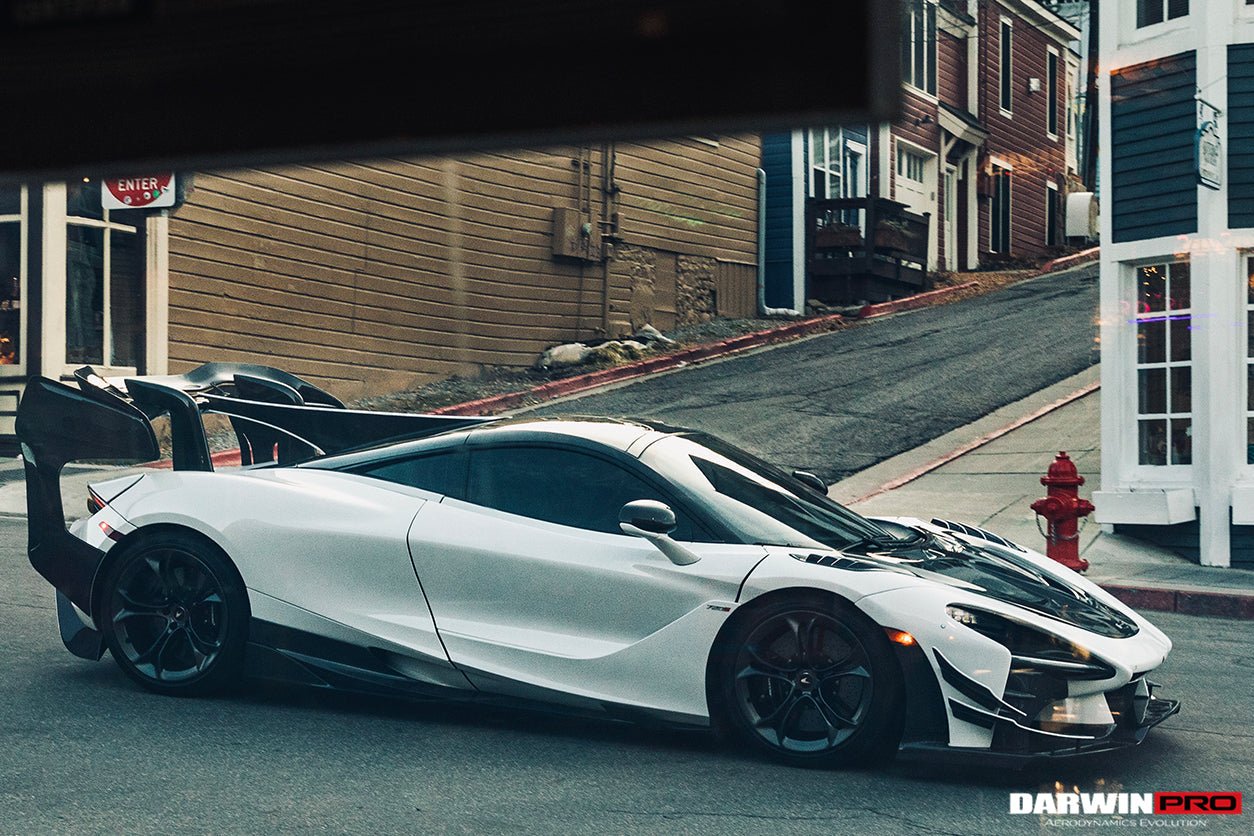 2017 - 2021 McLaren 720S Se²NWB Style Carbon Fiber Side Skirts