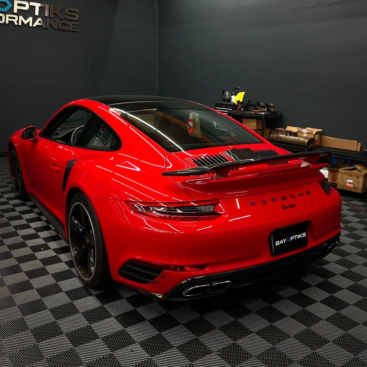 Porsche 911 991.2 Turbo S Carbon Fiber Up Wing 2016-2019
