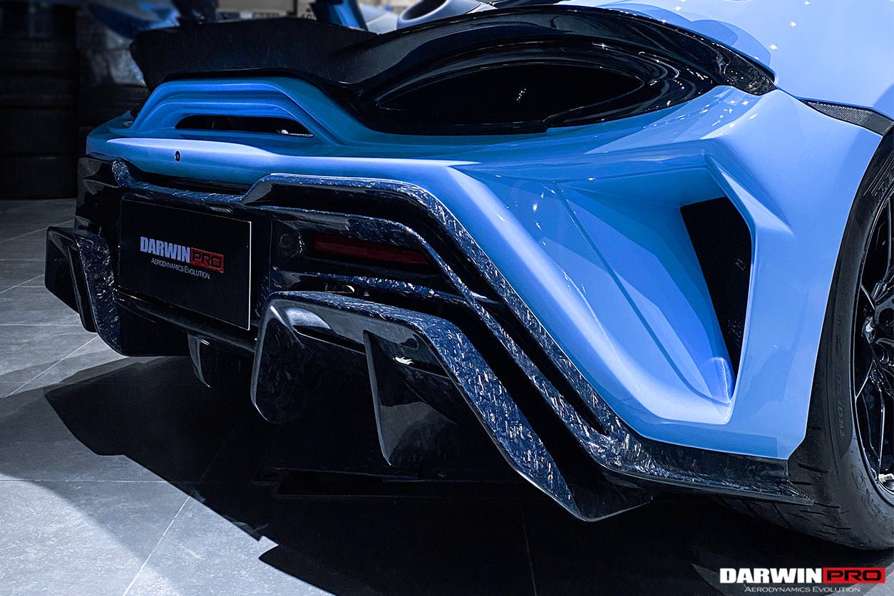 2018 - 2021 McLaren 600lt BKSS Style Partial Carbon Fiber Rear Bumper