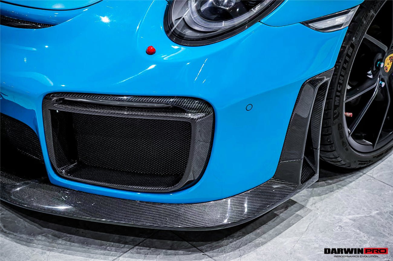 2016 - 2019 Porsche 911 991.2 Carrera &Targa 4 & 4S GT2RS Style Partial Carbon Fiber Front Bumper