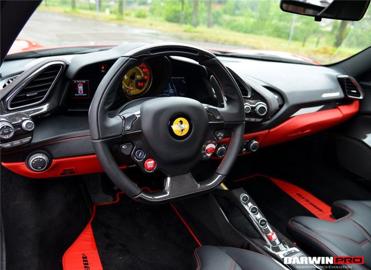 2015 - 2020 Ferrari 488 GTB/Spyder Dry Carbon Fiber Bridge  Control