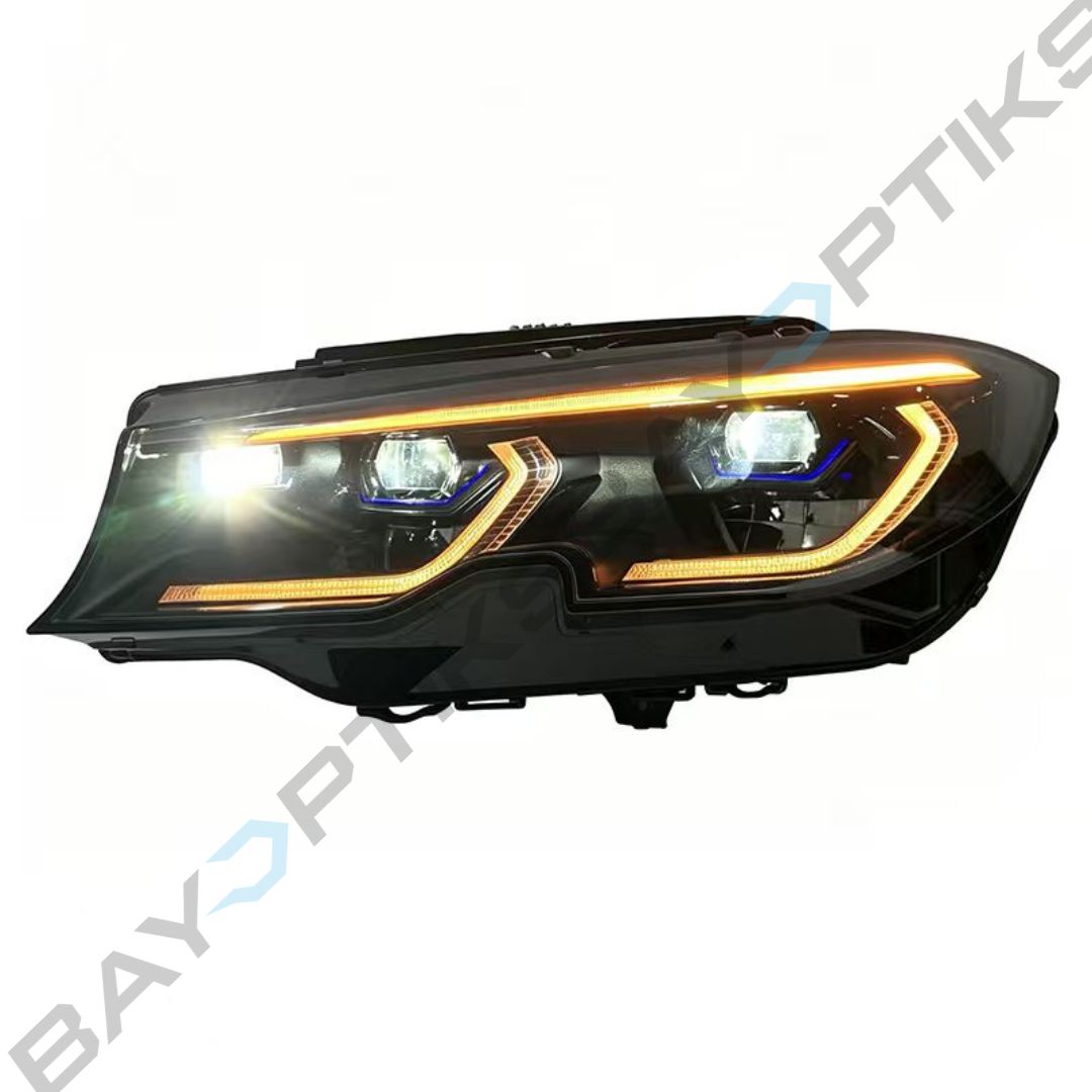 BMW G20 3 Series Black Shadow RGB Style Headlights 2020-2022