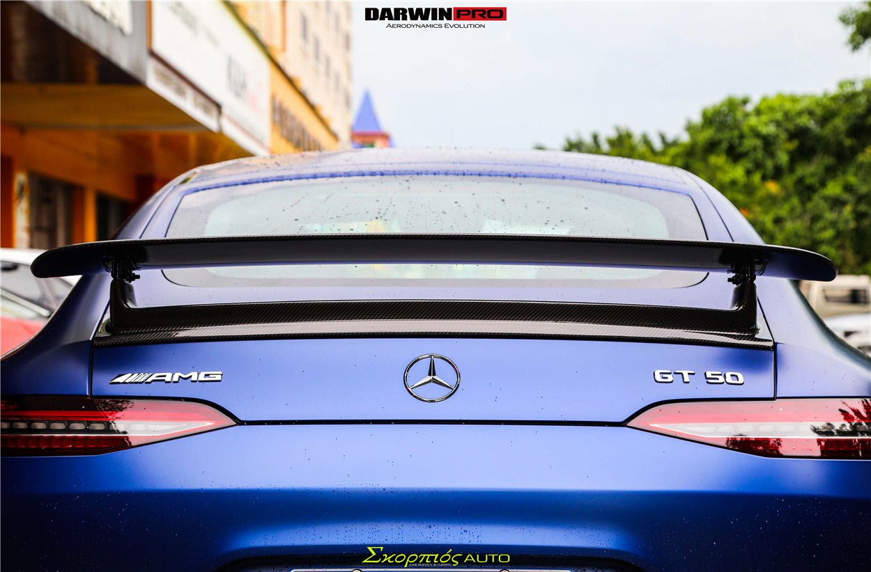 2019-2024 Mercedes Benz AMG GT63 S GT50 4Door Coupe X290 Carbon Fiber Trunk Spoiler