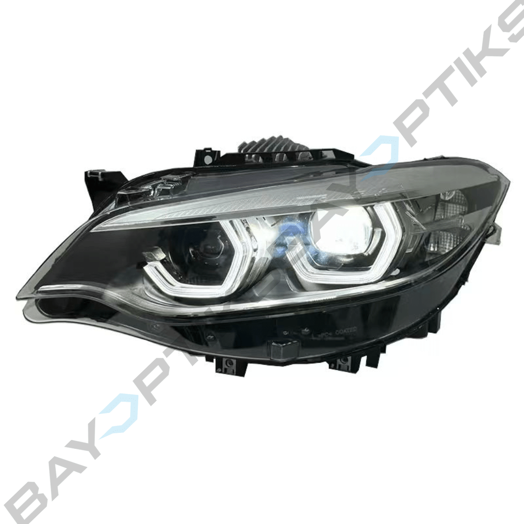 BMW 2 Series F22 LCI Style Ikon CSL Yellow White Amber LED Headlights 2014-2021
