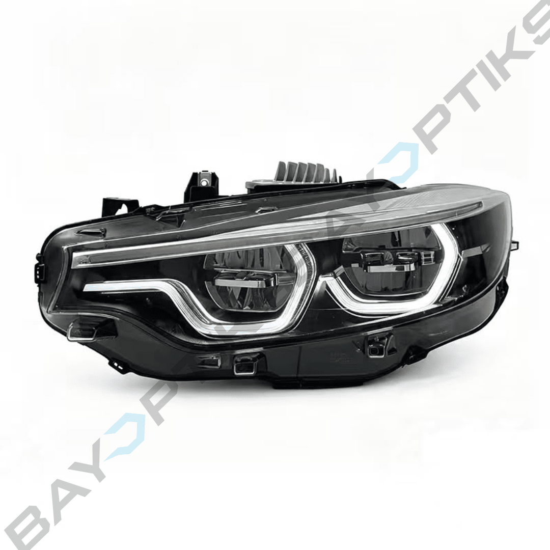 BMW F32 F36 F80 F82 4 Series M3 M4 Black Shadow RGB Style LED Headlights 2014-2020