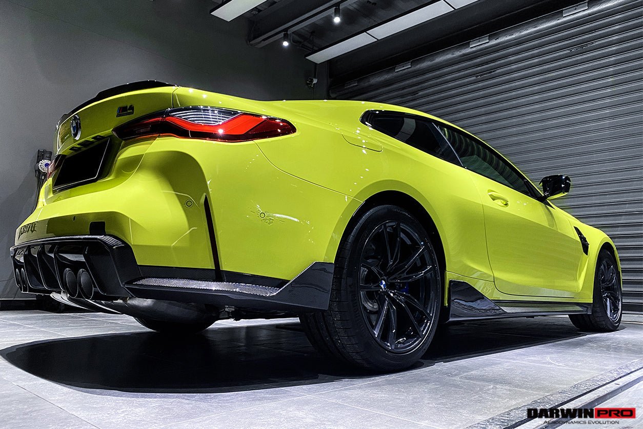 2021-2025 BMW M4 G82/G83 M3 G80 Carbon Fiber Rear Diffuser Trim Replacement Lip