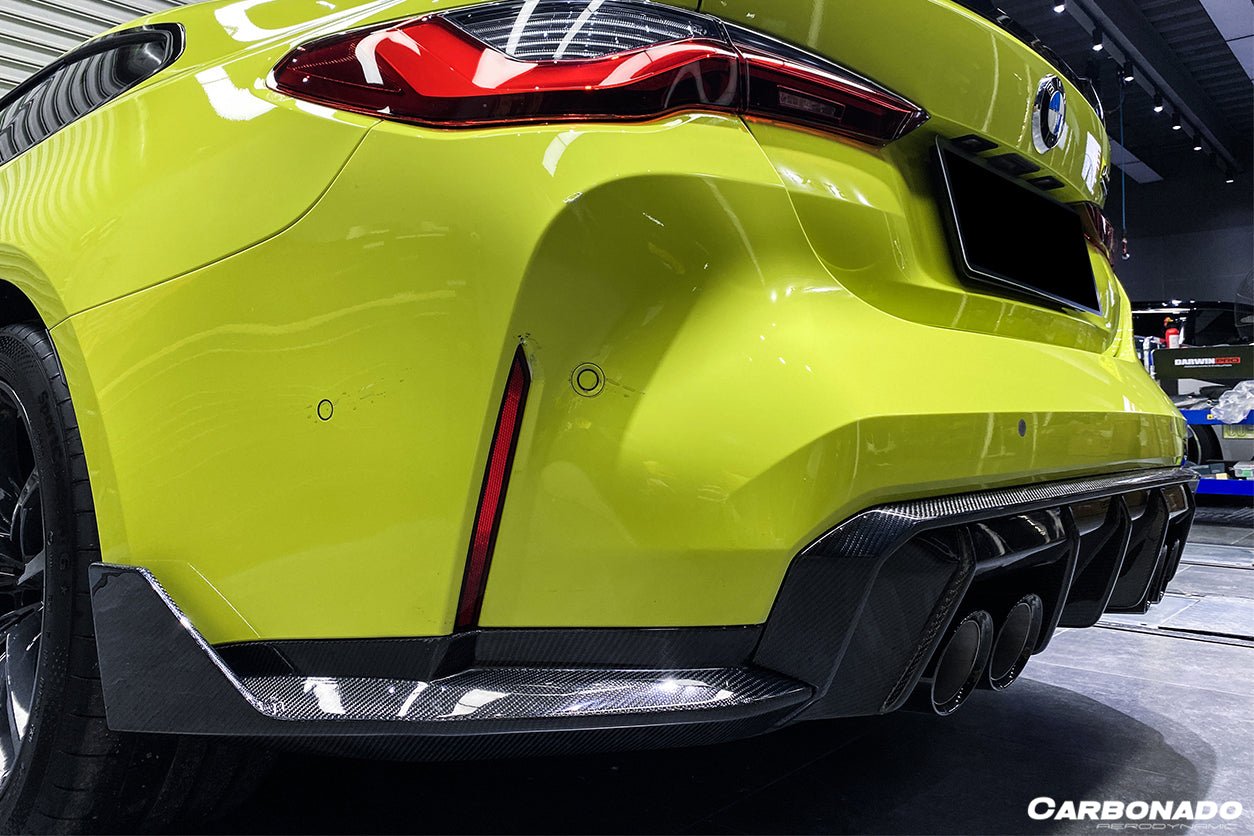 2021-2025 BMW M4 G82 G83 MP Style Carbon Fiber Rear Caps