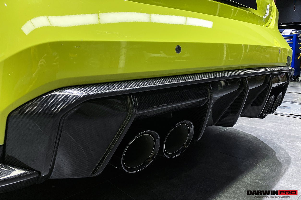 2021-2025 BMW M4 G82/G83 M3 G80 Carbon Fiber Rear Diffuser Trim Replacement Lip