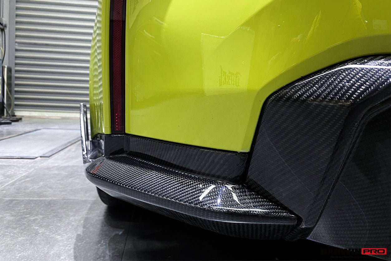 2021-2025 BMW M4 G82/G83 M3 G80 Carbon Fiber Rear Diffuser Trim Replacement Lip