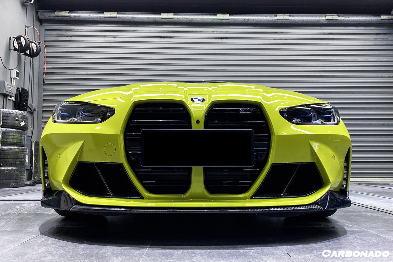 2021-2025 BMW M3 G80 M4 G82 G83 MP Style Carbon Fiber Front Bumper Air Vents