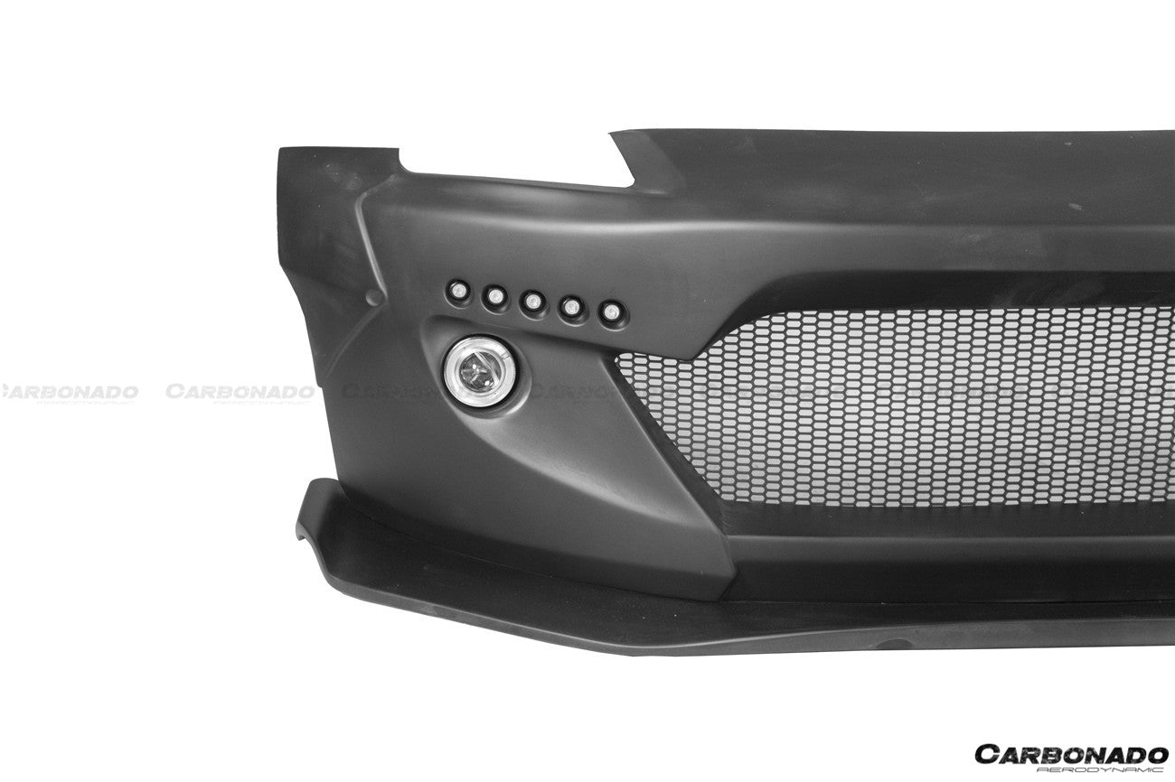 2003 - 2008 Nissan 350Z BRY Style Front Bumper with LED Lights & Support Rod