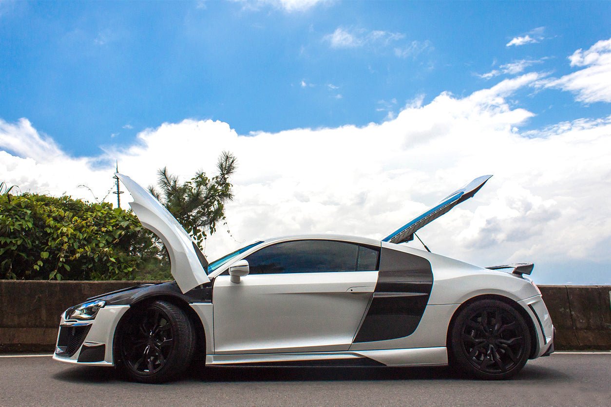 2006-2015 Audi R8 Coupe & Spyder DPGT Style Side Skirts - DarwinPRO Aerodynamics