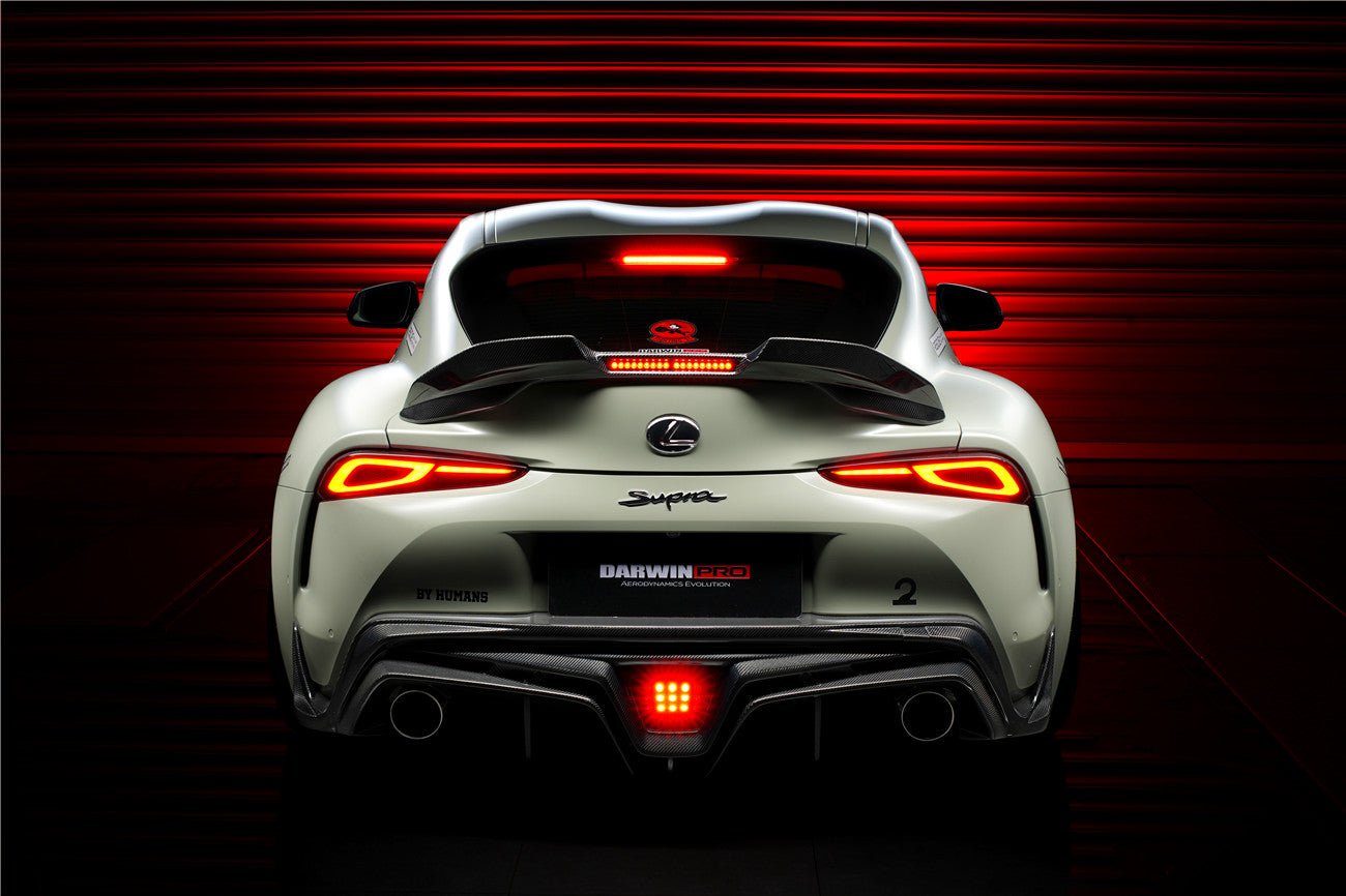2019 - 2025 Toyota GR Supra (J29 & DB) A90 A91 BKSS Style Carbon Fiber Rear Diffuser Lip
