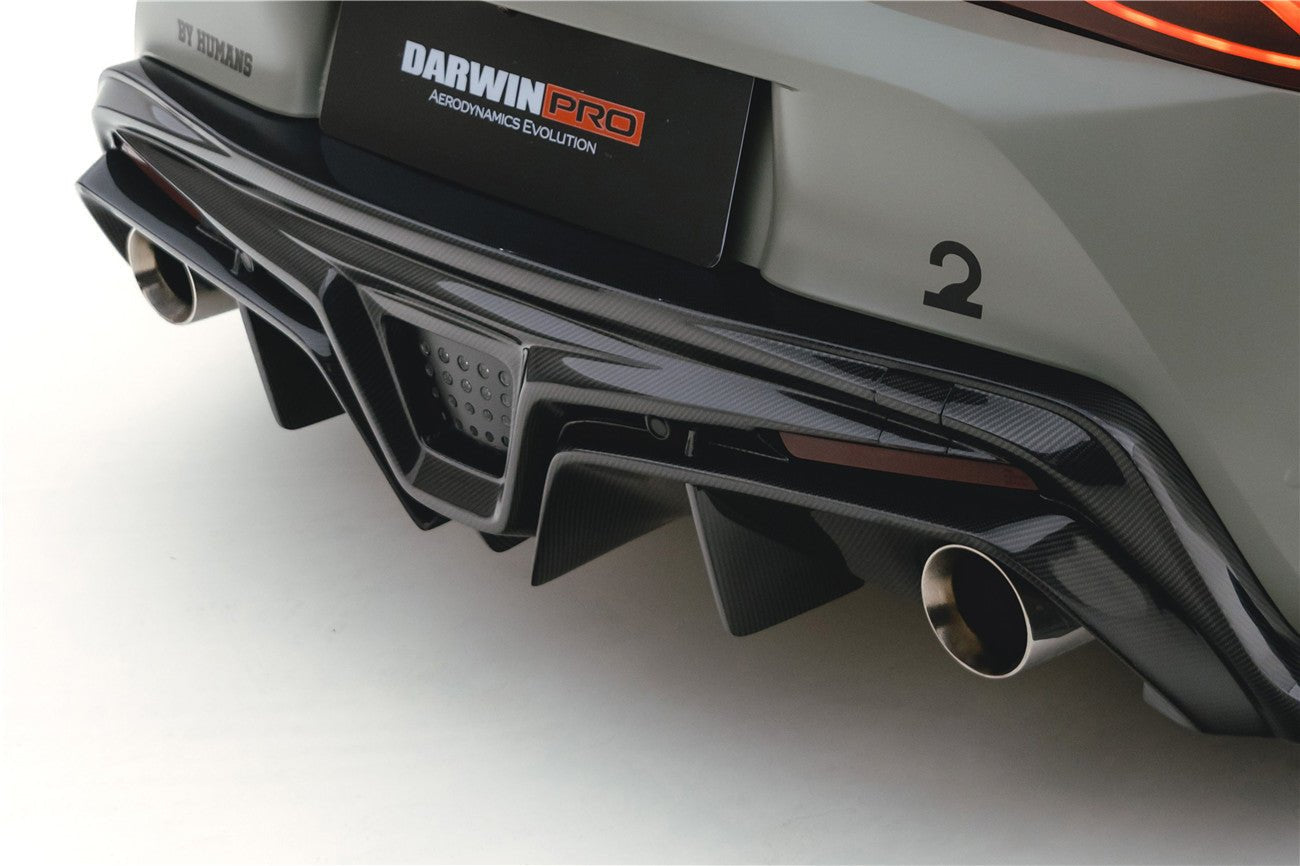 2019 - 2025 Toyota GR Supra (J29 & DB) A90 A91 BKSS Style Carbon Fiber Rear Diffuser Lip