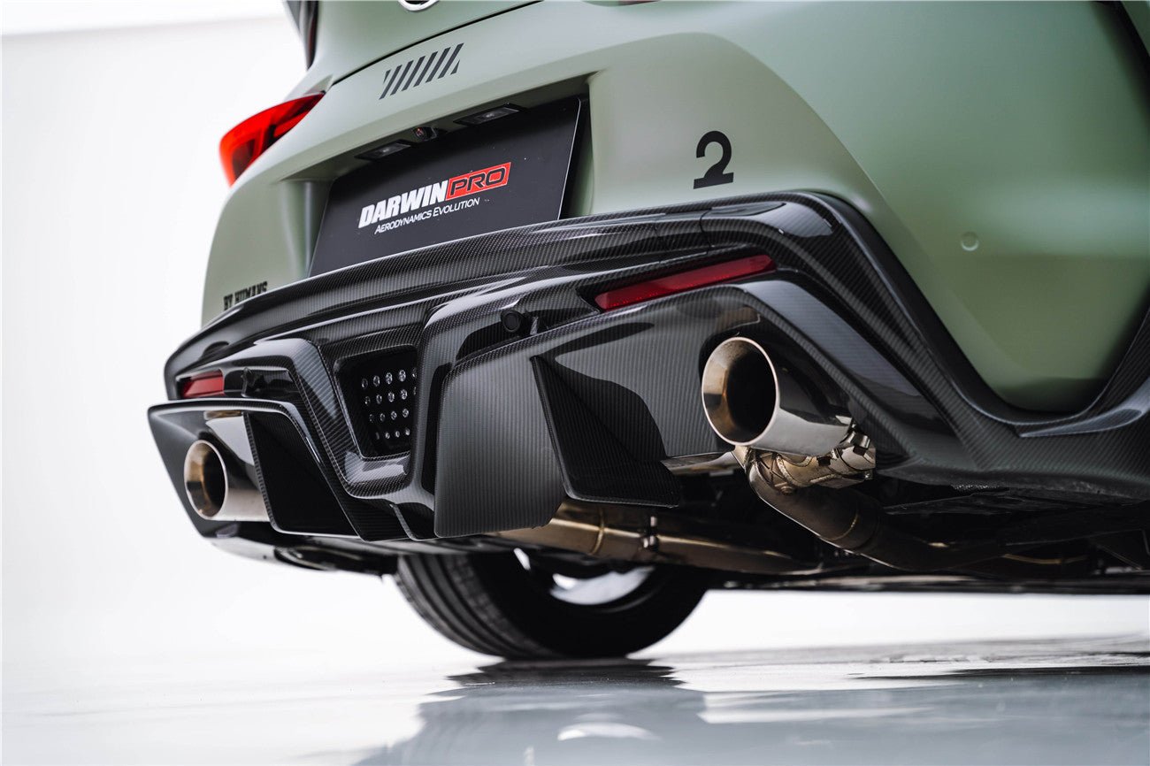 2019 - 2025 Toyota GR Supra (J29 & DB) A90 A91 BKSS Style Carbon Fiber Rear Diffuser Lip