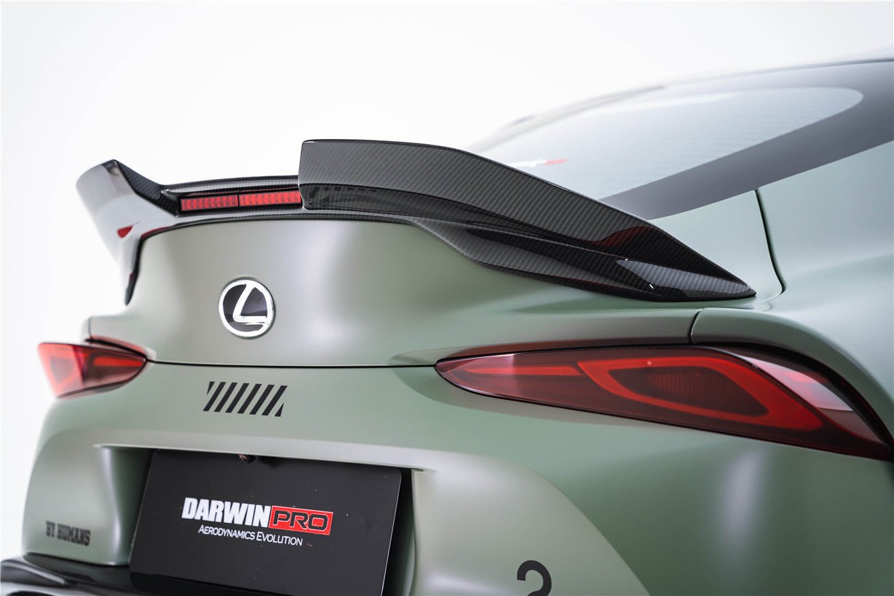 2019 - 2025 Toyota GR Supra (J29 & DB) A90 A91 BKSS Style Carbon Fiber Trunk Spoiler with LED Light