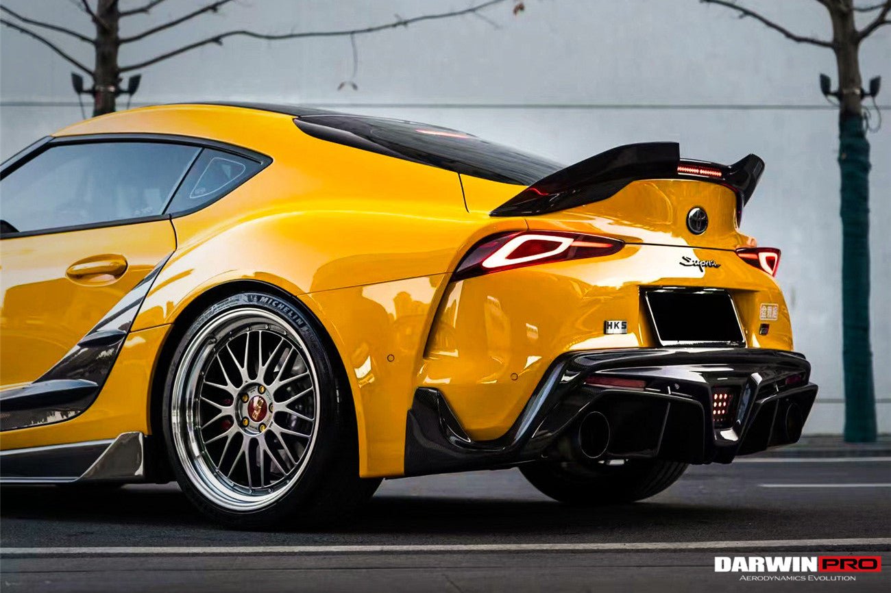 2019 - 2025 Toyota GR Supra (J29 & DB) A90 A91 BKSS Style Carbon Fiber Rear Diffuser Lip