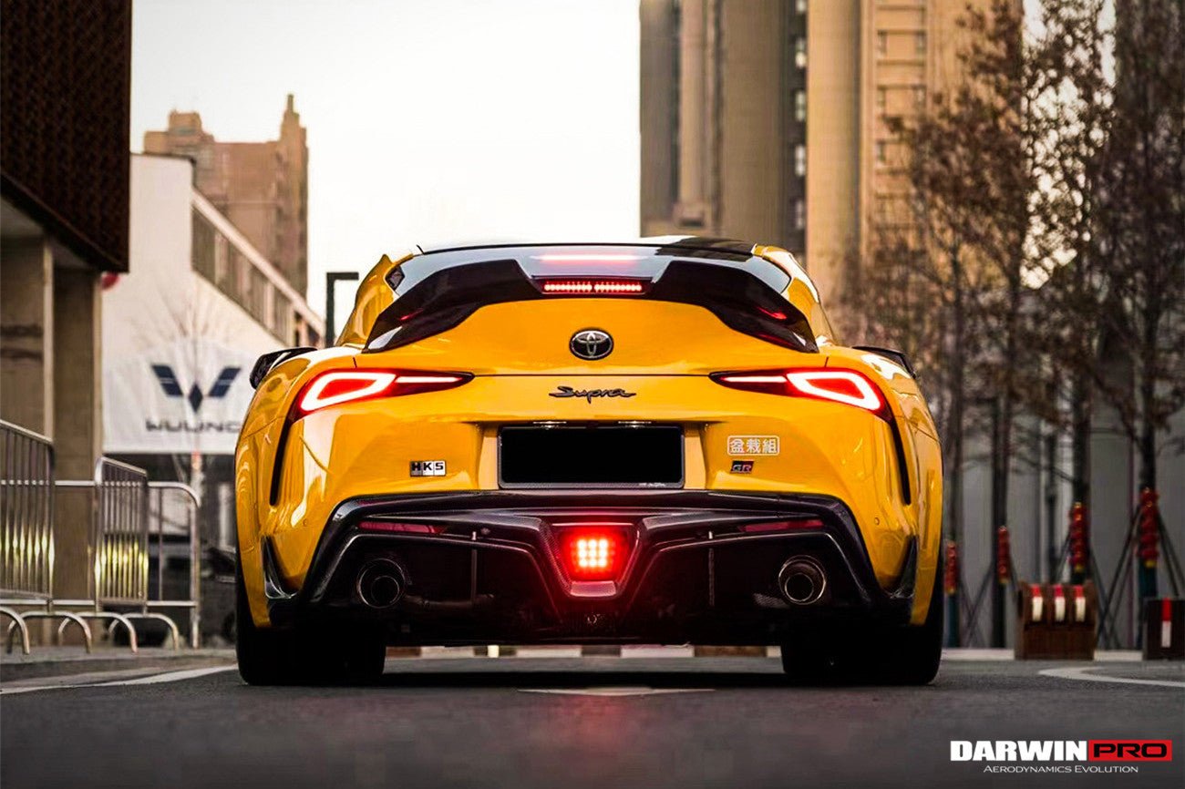 2019 - 2025 Toyota GR Supra (J29 & DB) A90 A91 BKSS Style Carbon Fiber Rear Diffuser Lip