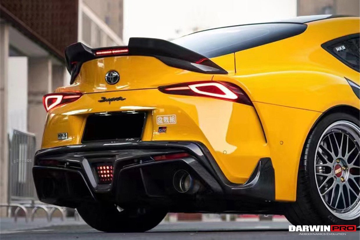 2019 - 2025 Toyota GR Supra (J29 & DB) A90 A91 BKSS Style Carbon Fiber Rear Diffuser Lip