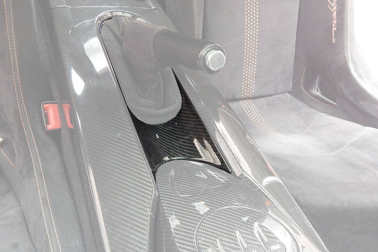 2004-2014 Lamborghini Gallardo OEM Style Carbon Fiber Hnadbrake Surround - Carbonado
