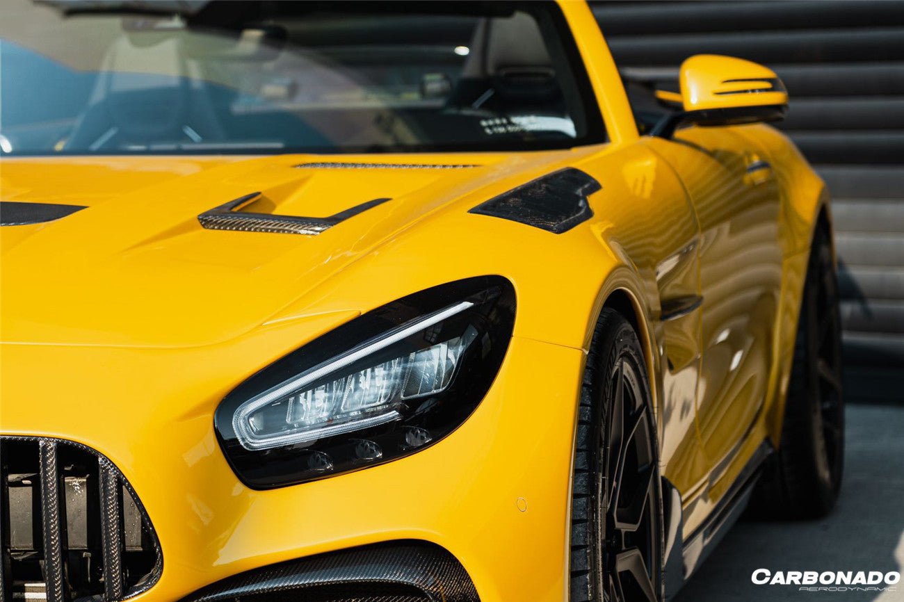 2015-2021 Mercedes Benz AMG GT & GTS & GTC & GTR BK Style Partial Carbon Fiber Front Fender - Carbonado