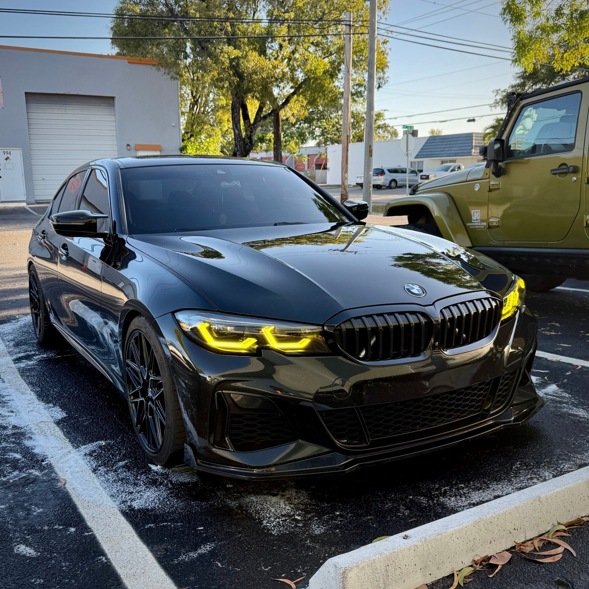 G20 3 Series Sedan CSL Yellow Ikon Headlight Retrofit (2019 - 2022 Non-Laser Only)