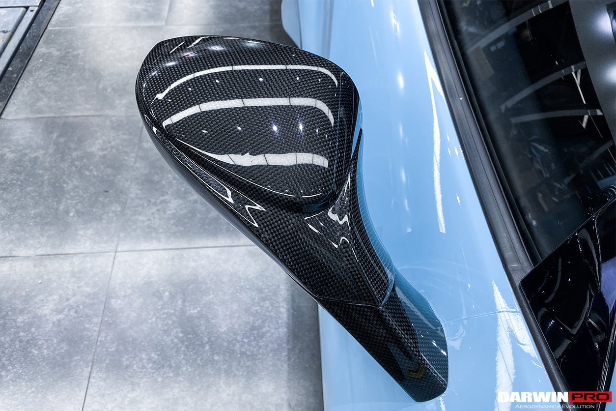 2015 - 2020 Ferrari 488 GTB & Spyder Carbon Fiber Mirror House & Base Replacement