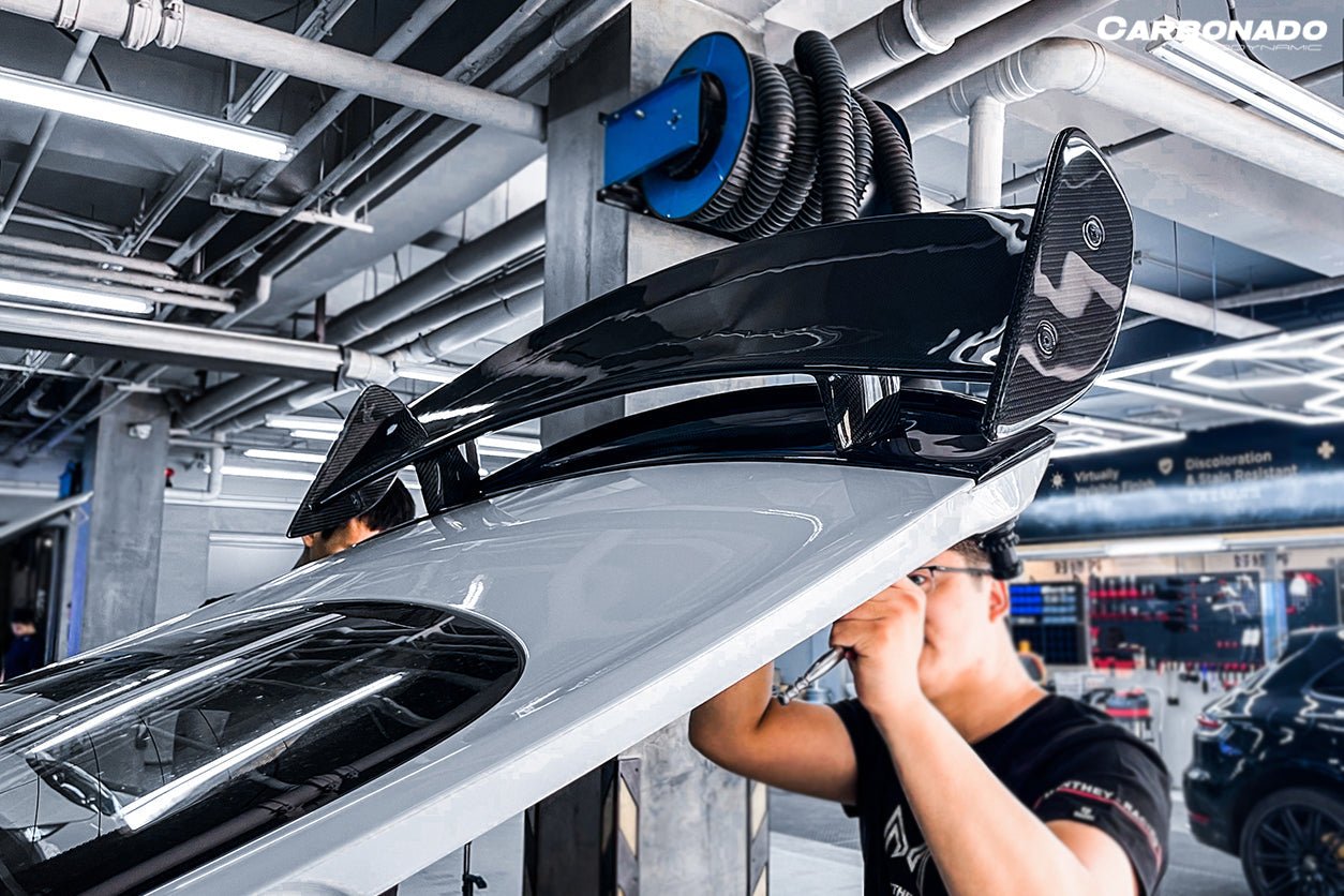 2015 - 2020 Mercedes Benz AMG GT/GTS/GTC RZS Style Carbon Fiber Trunk Spoiler