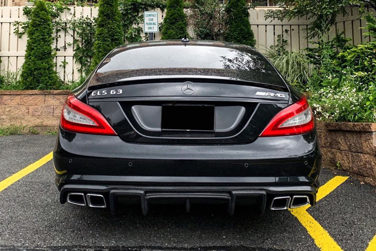 2011 - 2015 Mercedes Benz CLS400 CLS500 CLS63 AMG W218 RT Style Rear Diffuser