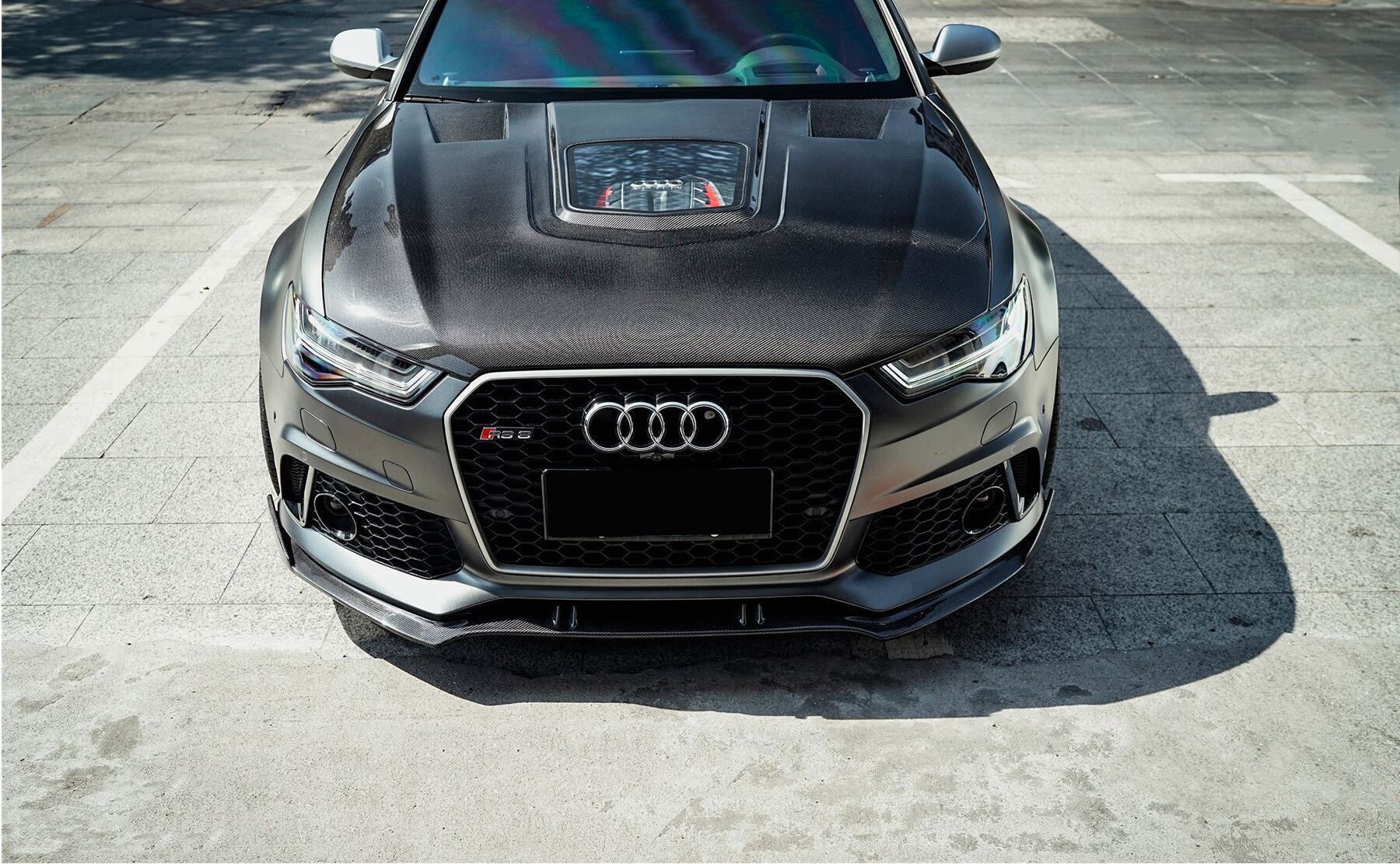 2013 - 2018 Audi A6 S6 RS6 BKSS Style Carbon Fiber Hood