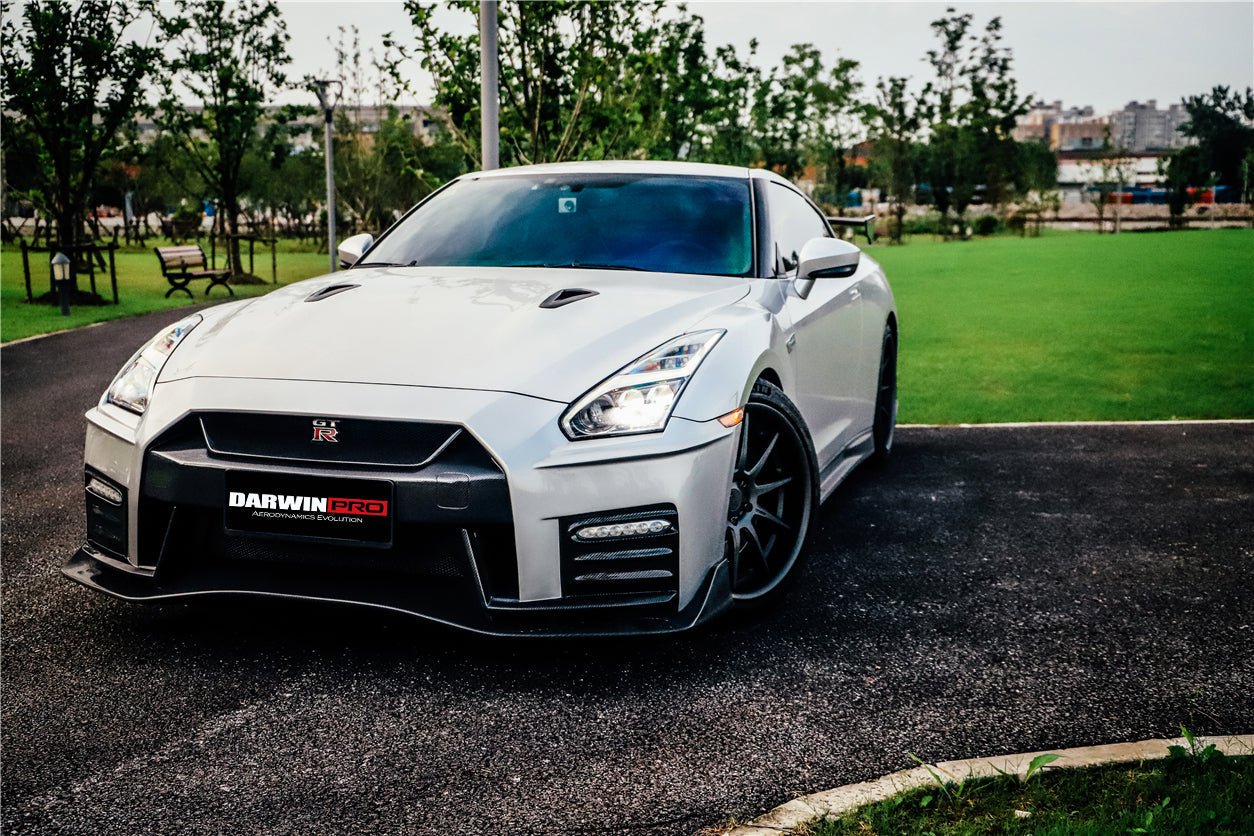 2008-2016 Nissan GTR (R35) Ver17 NSM Style Carbon Fiber Front Bumper