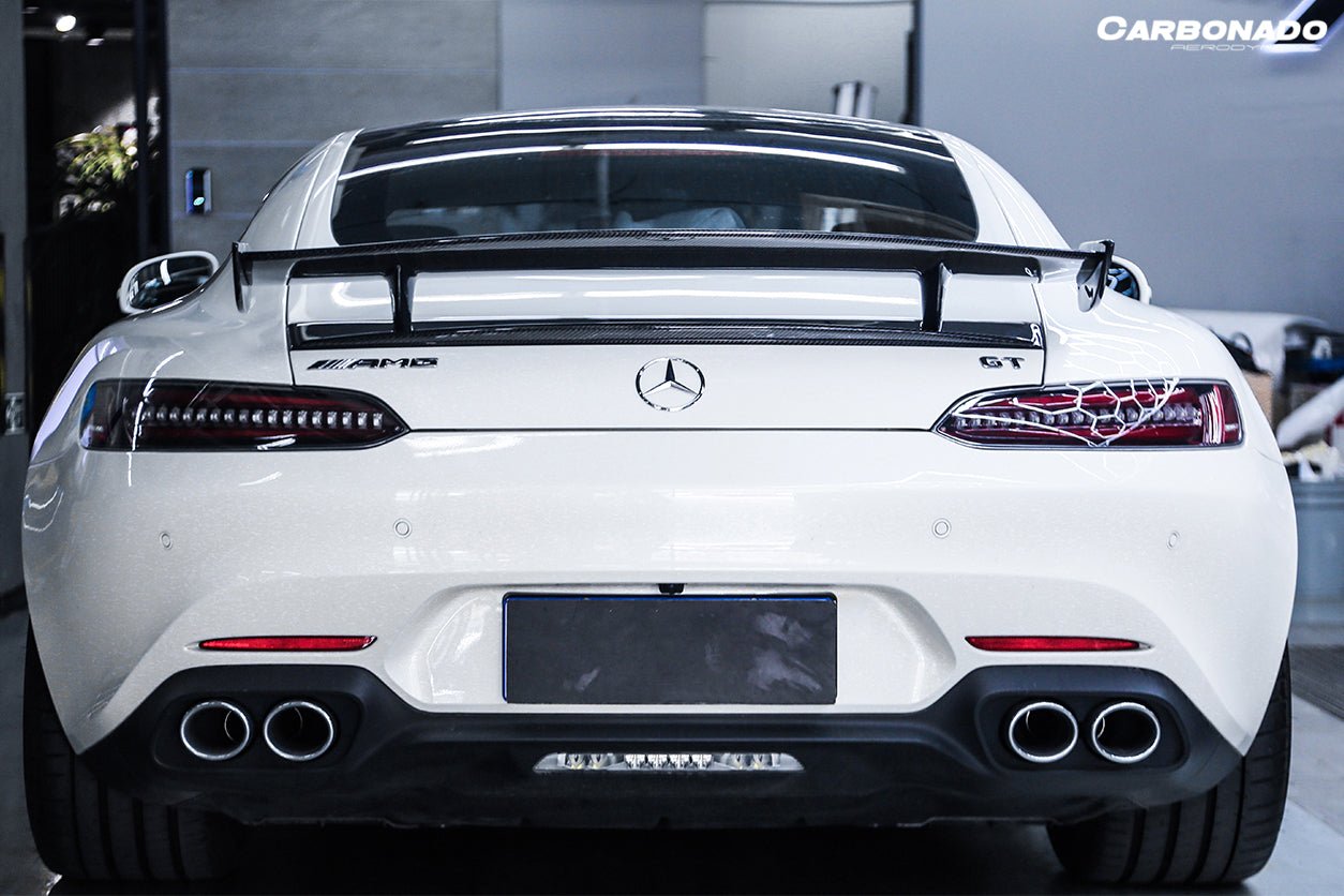 2015 - 2020 Mercedes Benz AMG GT/GTS/GTC RZS Style Carbon Fiber Trunk Spoiler