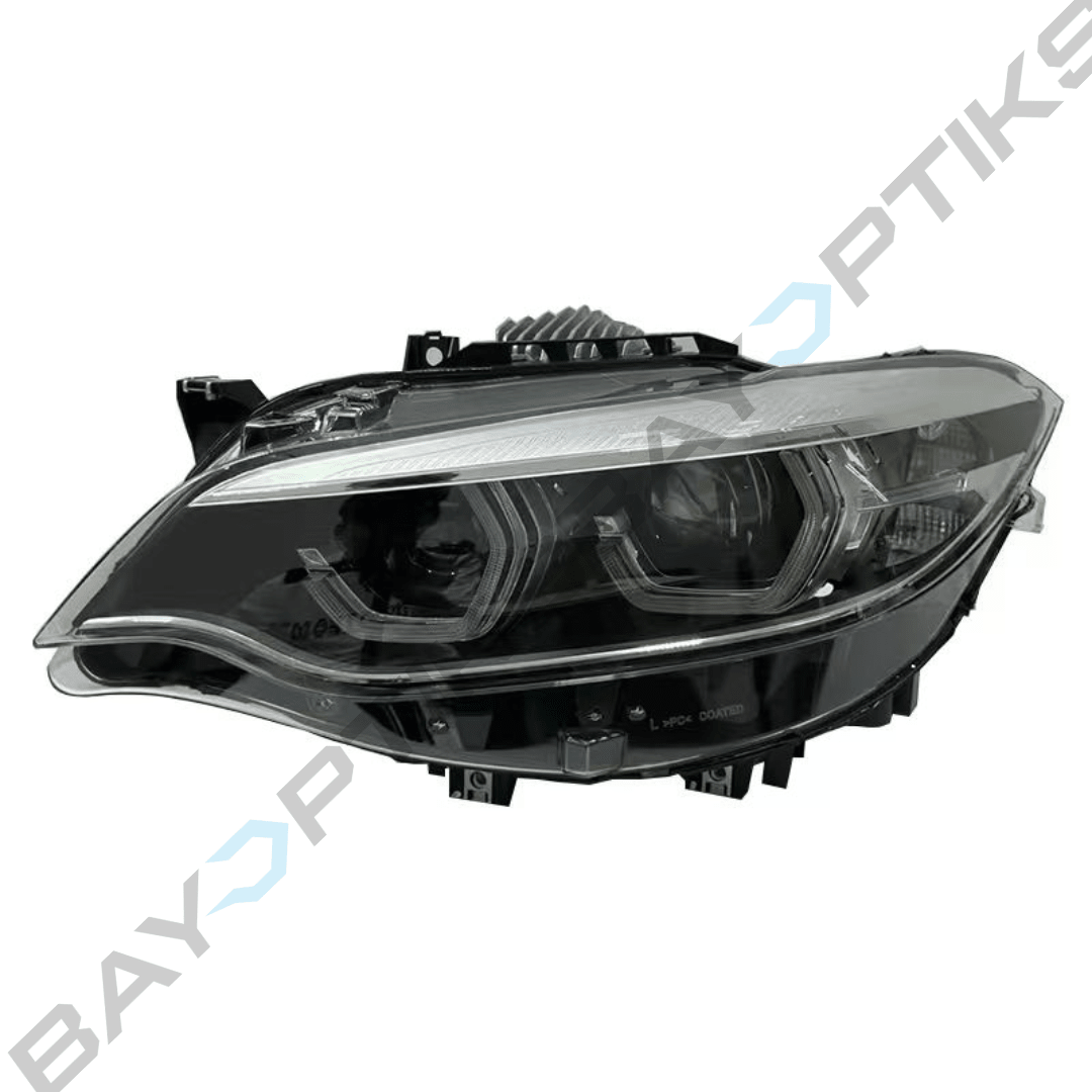 BMW 2 Series F22 LCI Style Ikon CSL Yellow White Amber LED Headlights 2014-2021