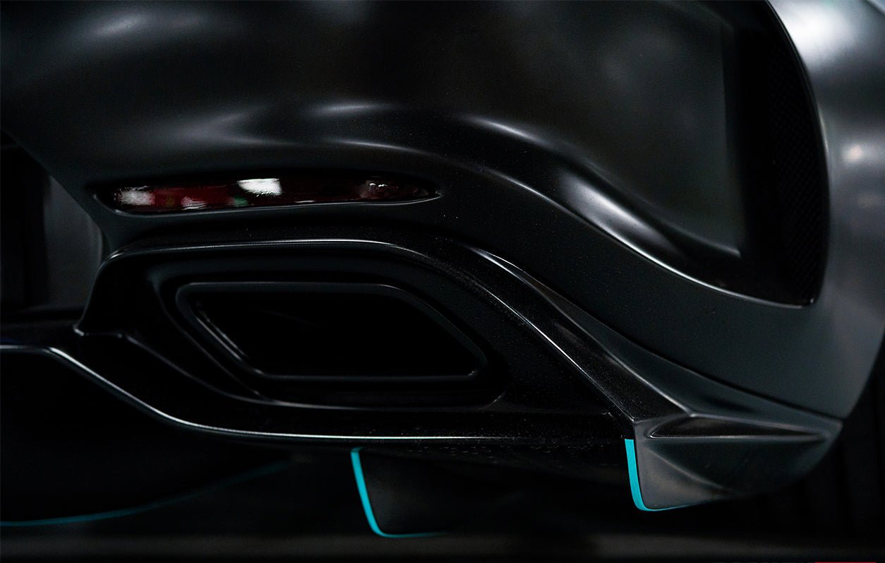 2017 - 2021 Mercedes Benz AMG GT/GTS IMP Performance Partial Carbon Fiber Rear Bumper w/ Diffuser