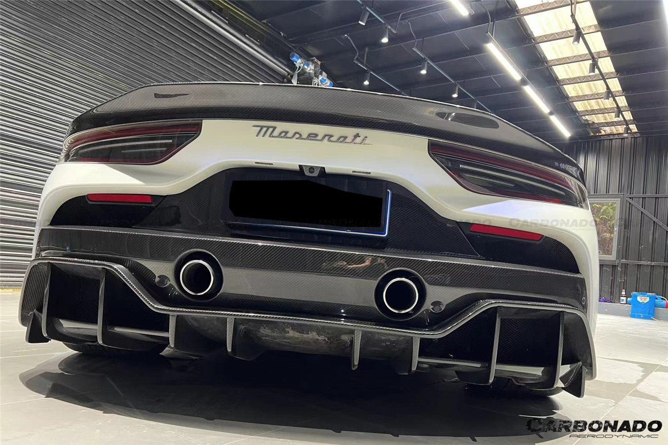 2020 - 2024 Maserati MC20 SVD Style Dry Carbon Fiber Rear Ducktail Spoiler