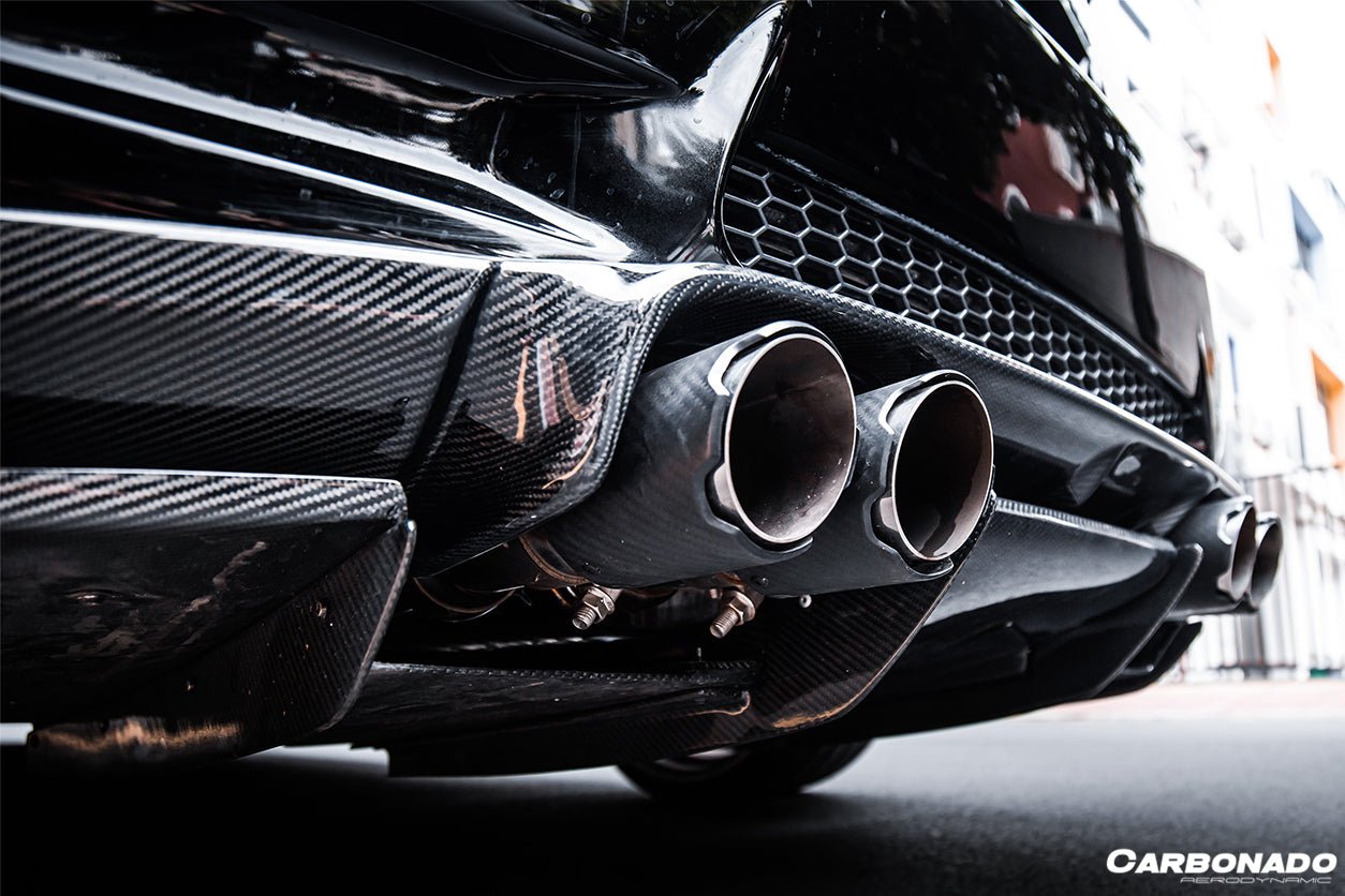 2008-2012 BMW M3 E92 E93 VA Style Carbon Fiber Rear Diffuser with Lip